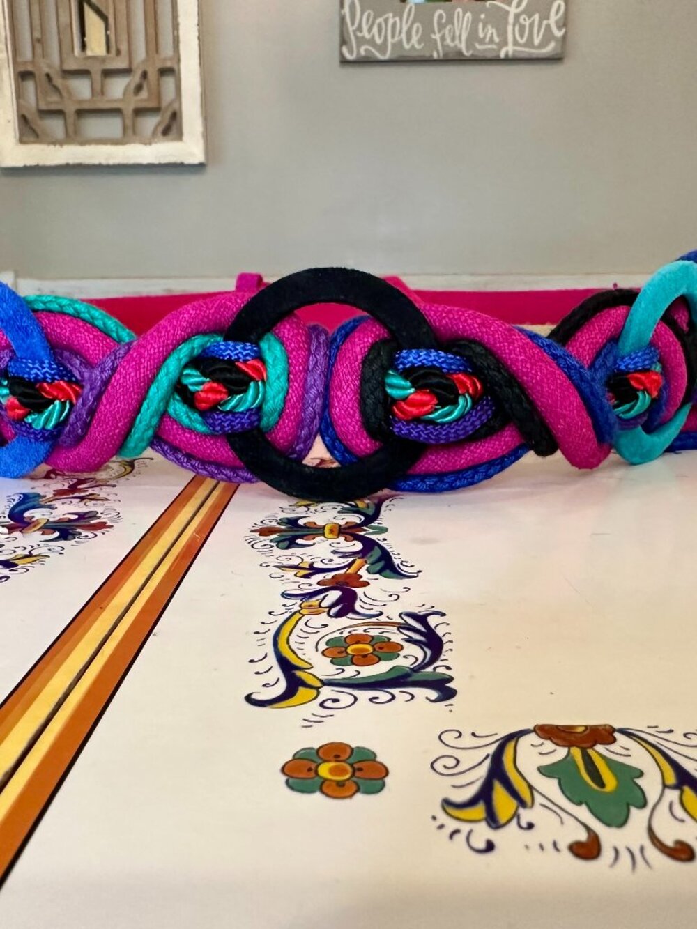 vintage Ginnie Johansen belt